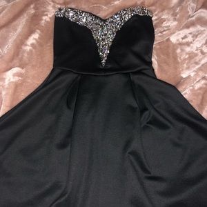 Black formal dress